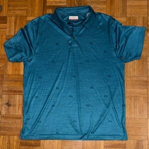 Grand Slam Teal Short-Sleeve Performance Polo